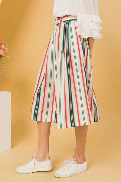 A Woven Midi Skirt - AMIClubwear