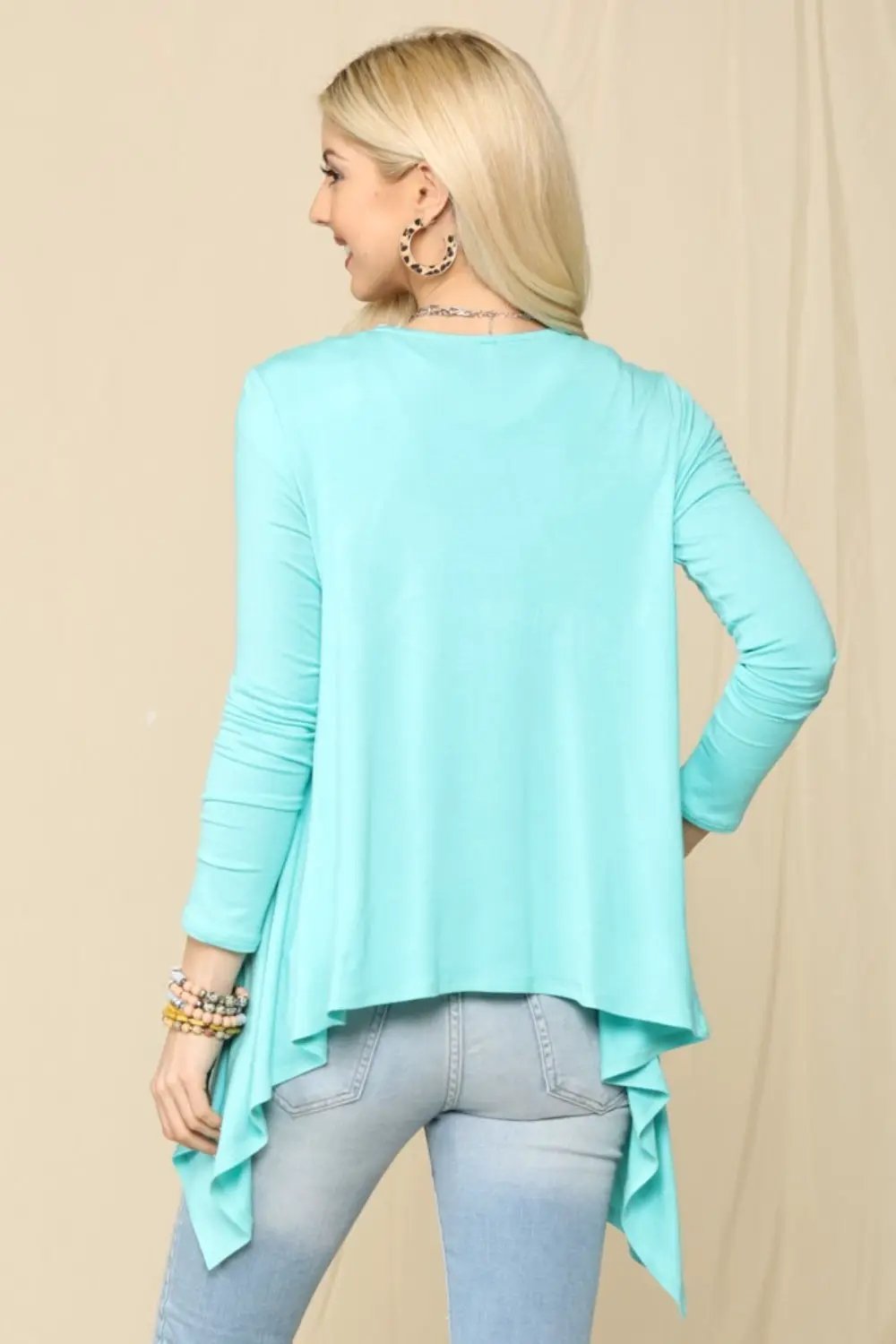 Celeste Full Size Open Front Knit Cardigan