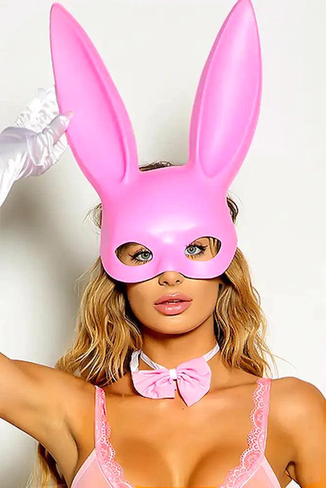 Barbie Pink Bunny Mask Costume Accessory - AMIClubwear