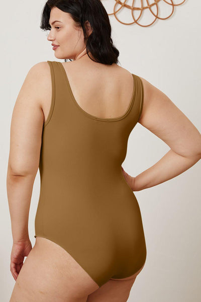 Basic Bae Full Size Square Neck Sleeveless Bodysuit - AMIClubwear
