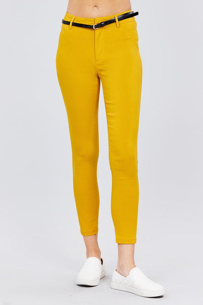 Bengaline Belted Pants - AMIClubwear