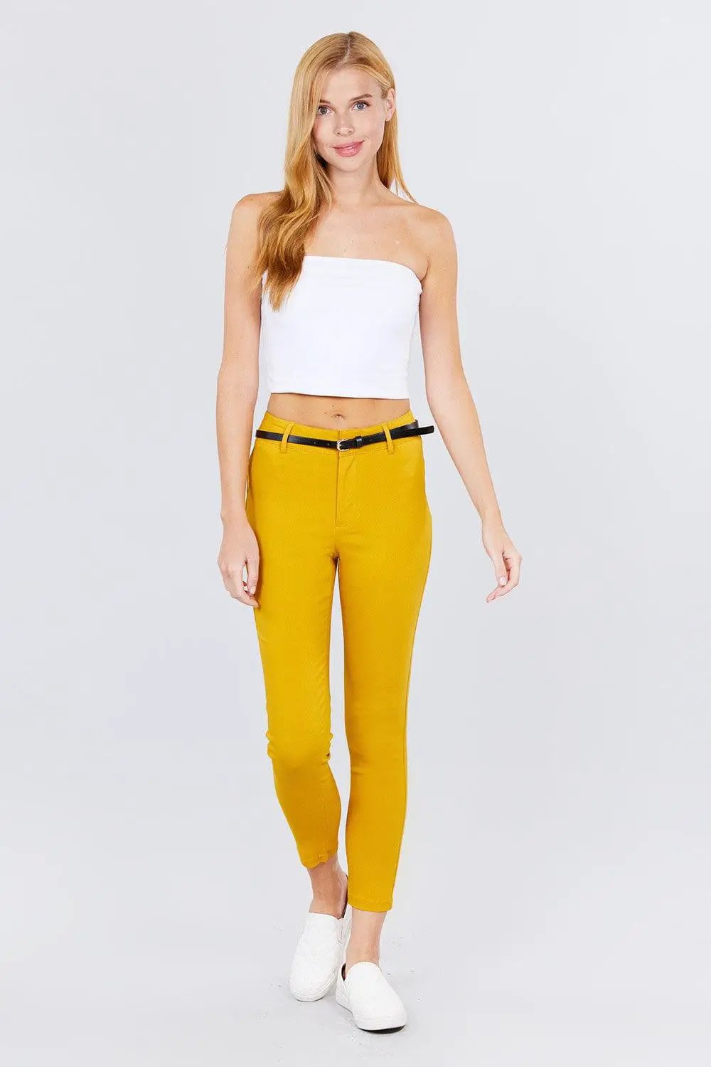 Bengaline Belted Pants