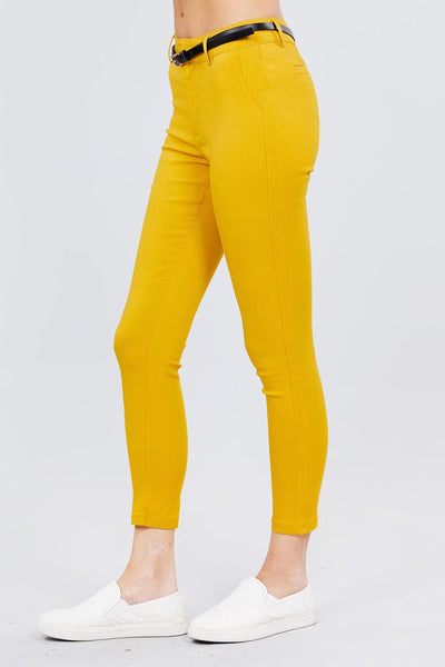 Bengaline Belted Pants - AMIClubwear