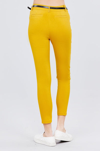 Bengaline Belted Pants - AMIClubwear