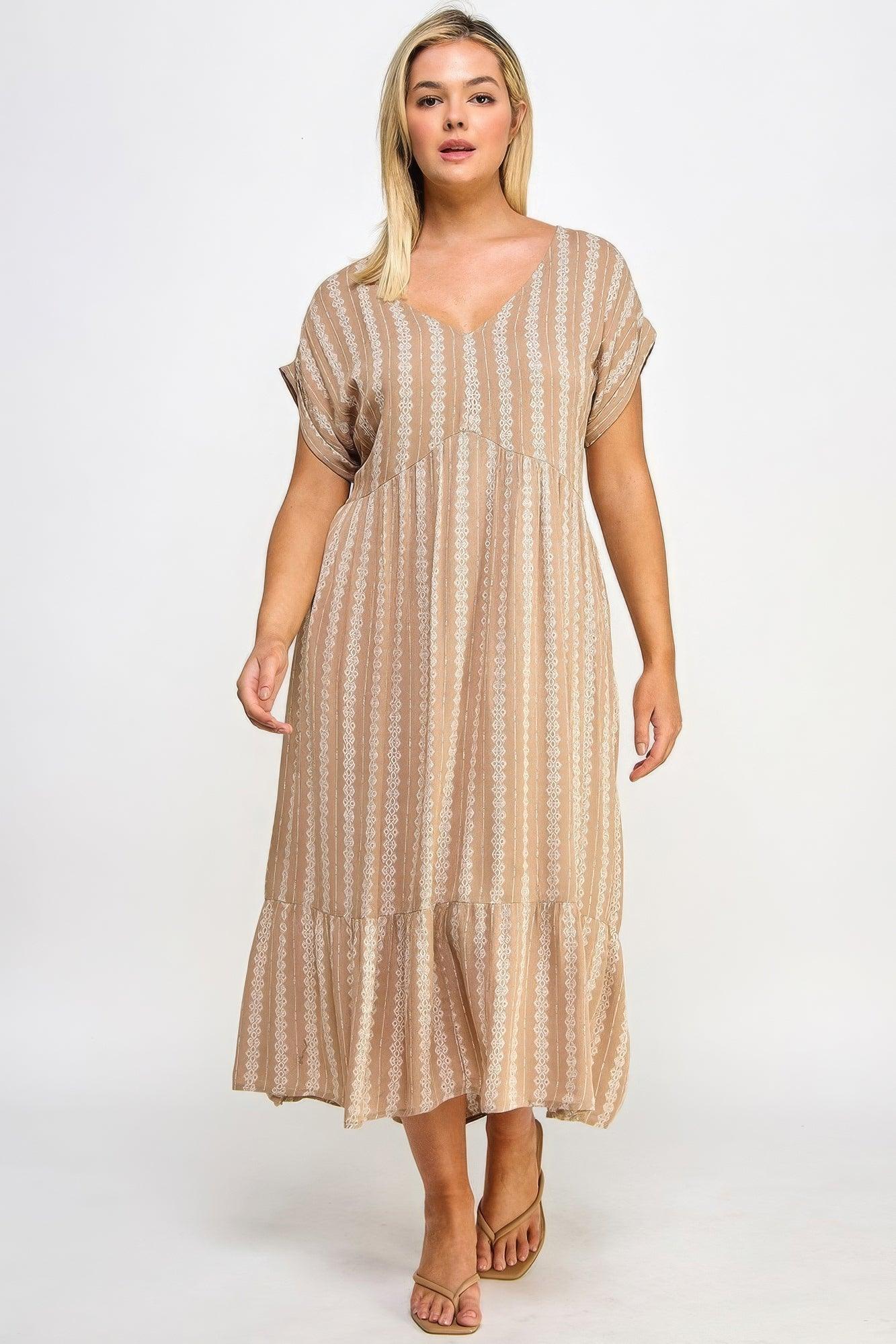 Boho Maxi Dress W/ Slip - AMIClubwear