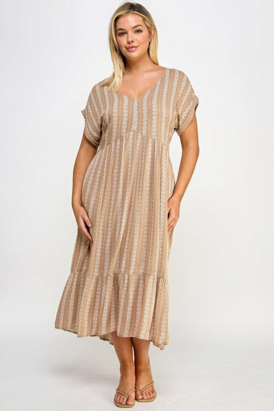 Boho Maxi Dress W/ Slip - AMIClubwear