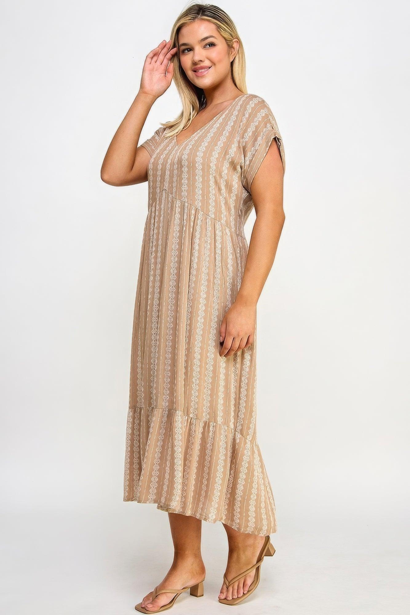 Boho Maxi Dress W/ Slip - AMIClubwear