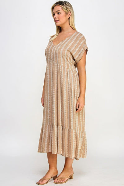 Boho Maxi Dress W/ Slip - AMIClubwear