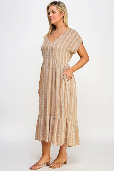 Boho Maxi Dress W/ Slip - AMIClubwear