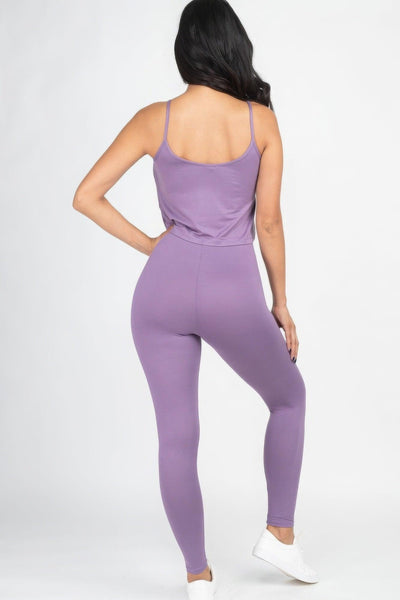 Cami Top And Leggings Set - AMIClubwear