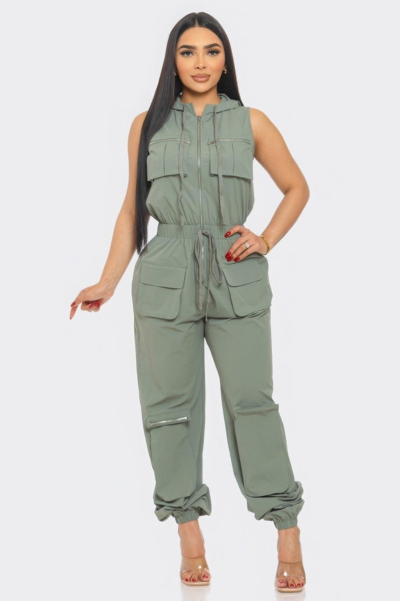 Cargo Jumpsuit - AMIClubwear