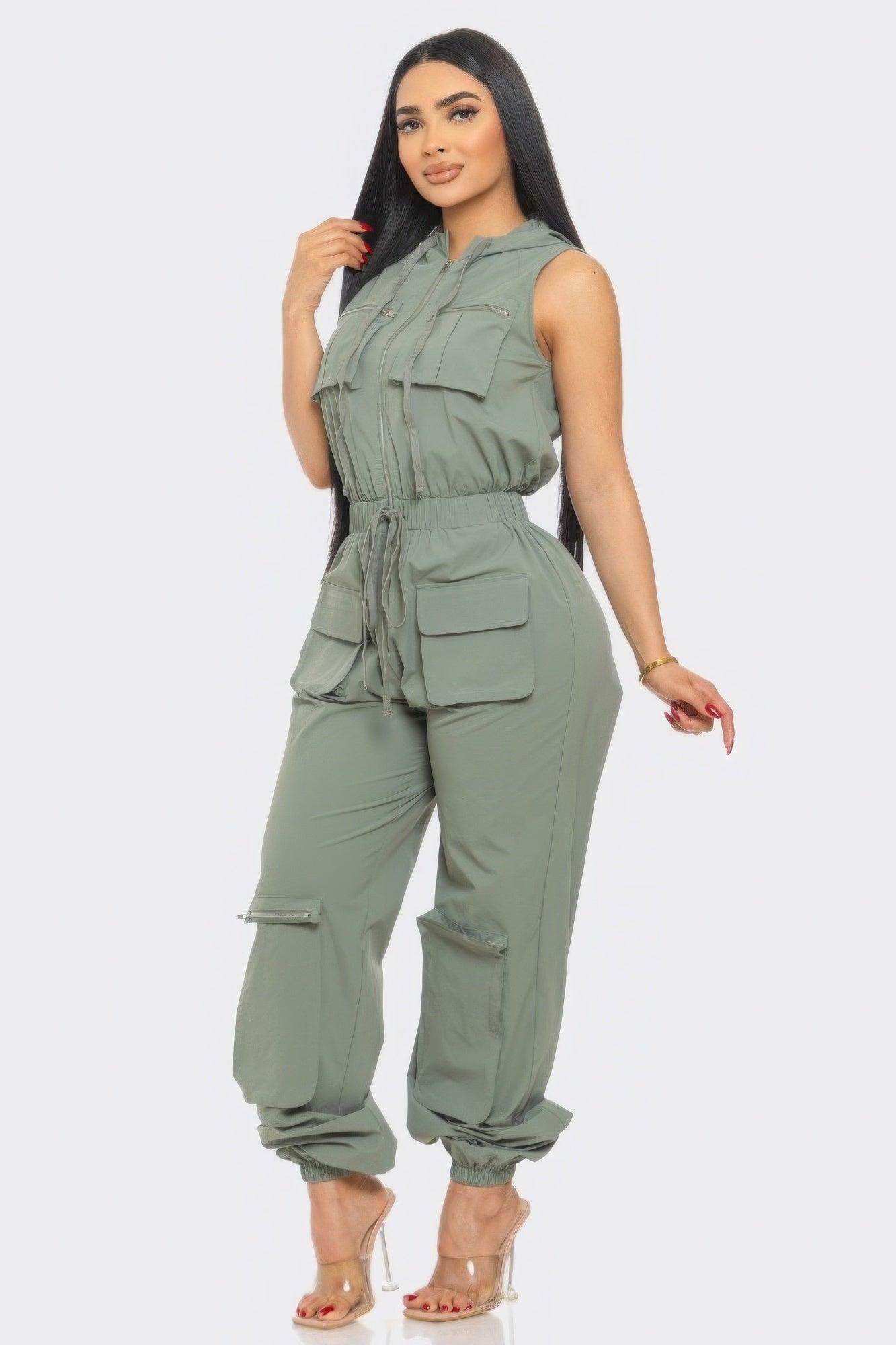 Cargo Jumpsuit - AMIClubwear