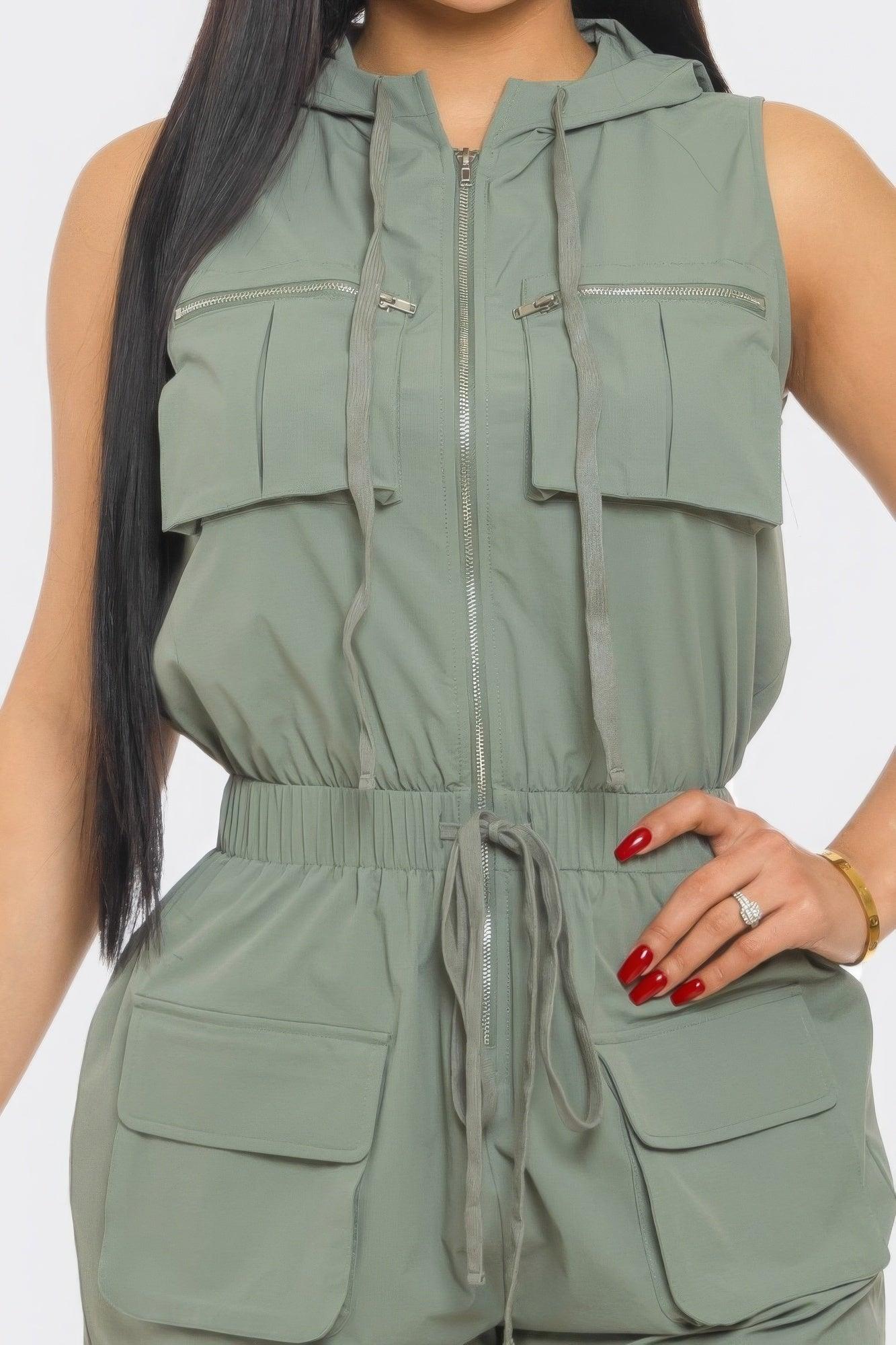 Cargo Jumpsuit - AMIClubwear