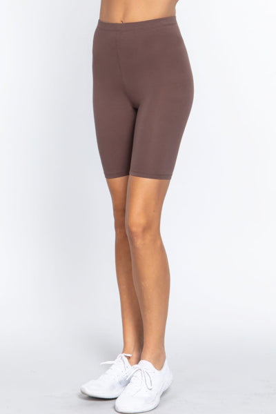 Cotton Jersey Short Leggings - AMIClubwear