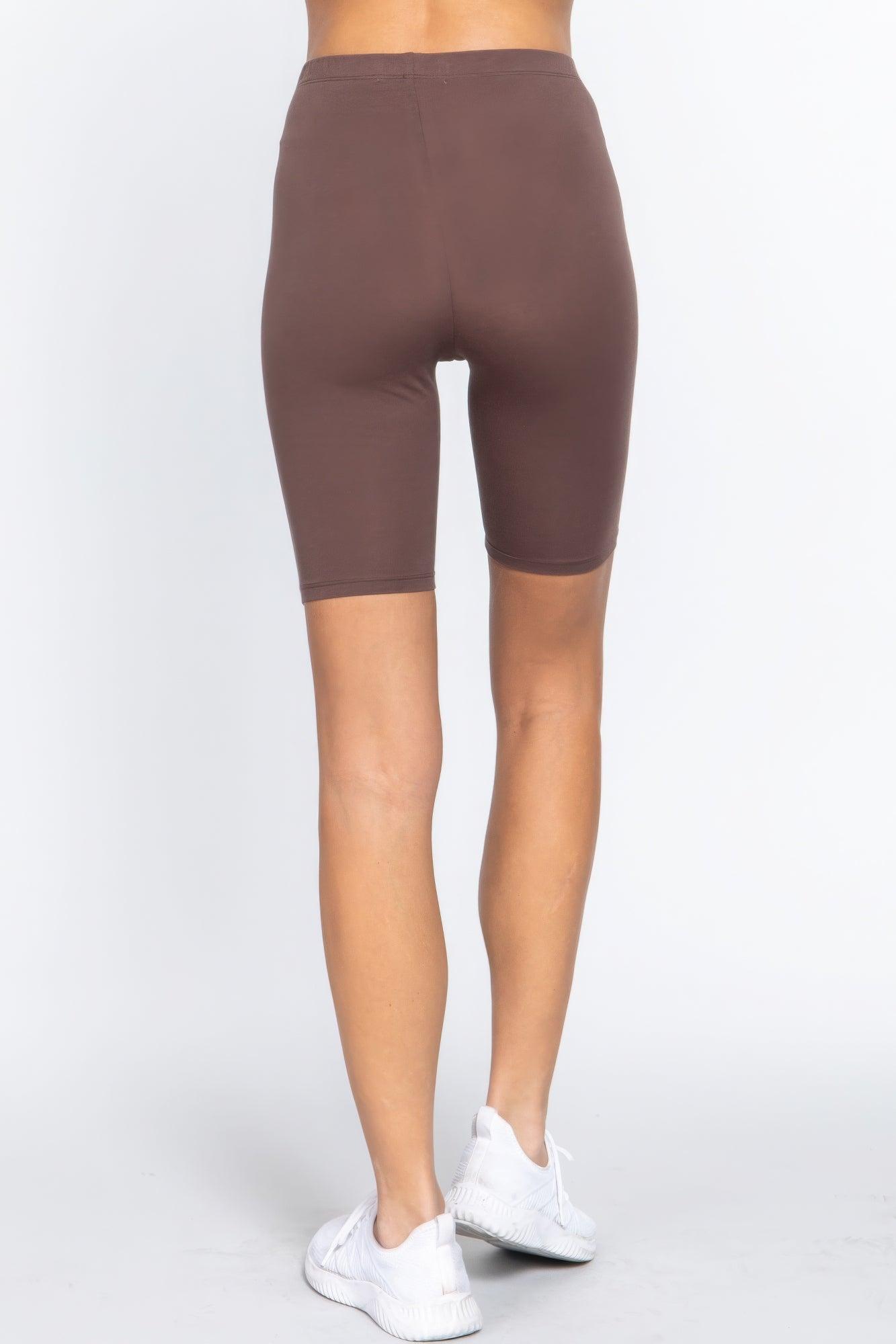 Cotton Jersey Short Leggings - AMIClubwear