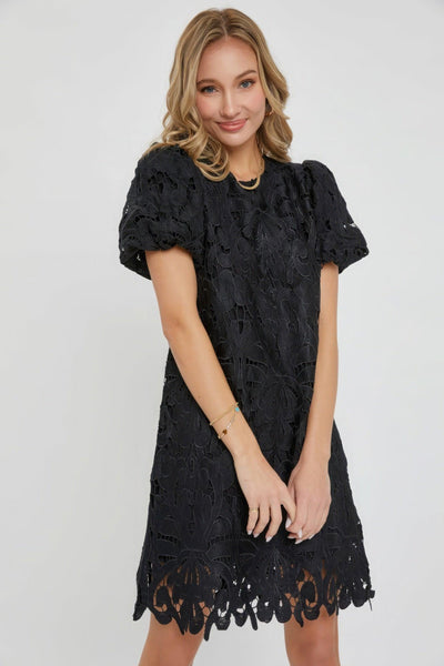 Crochet Lace Dress - AMIClubwear