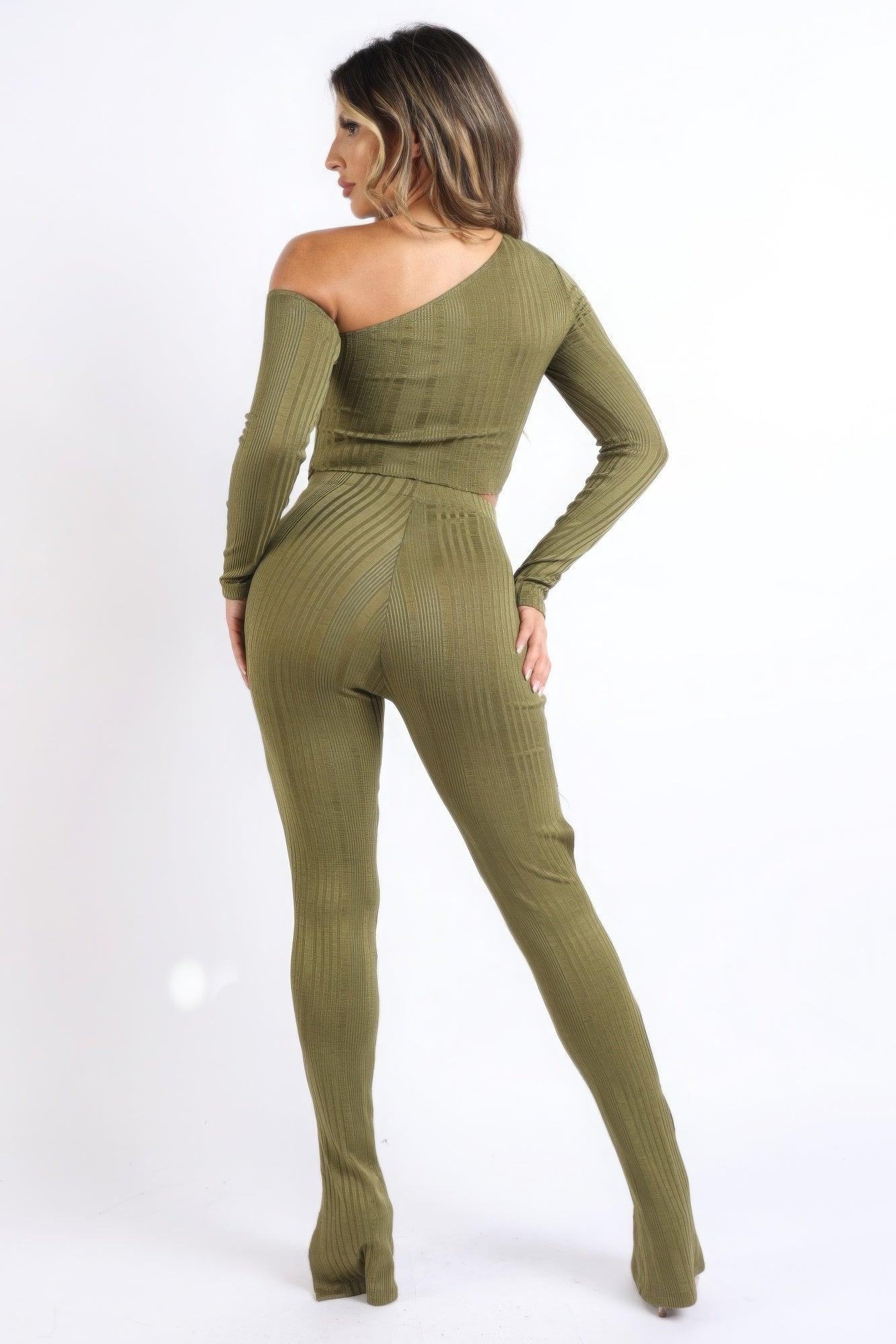 Cutout ribbed set - AMIClubwear