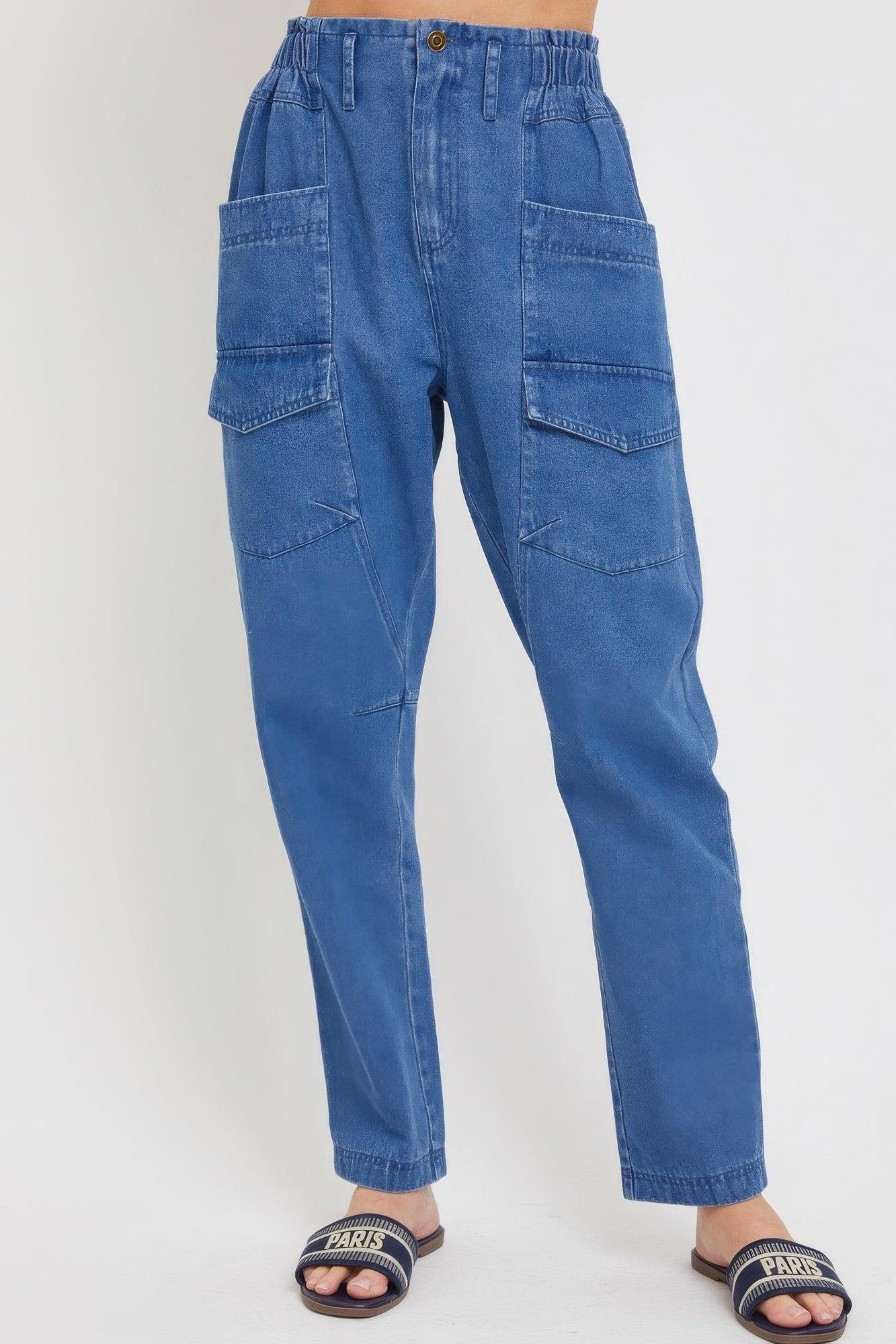 Denim Jogger Pants - AMIClubwear