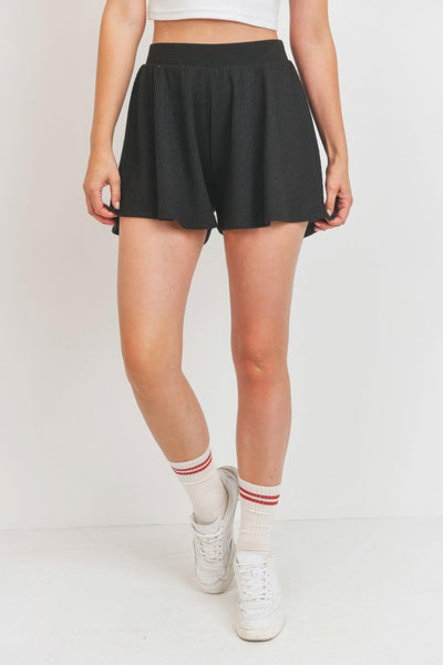 Flounce Shorts Micro Waffle - AMIClubwear