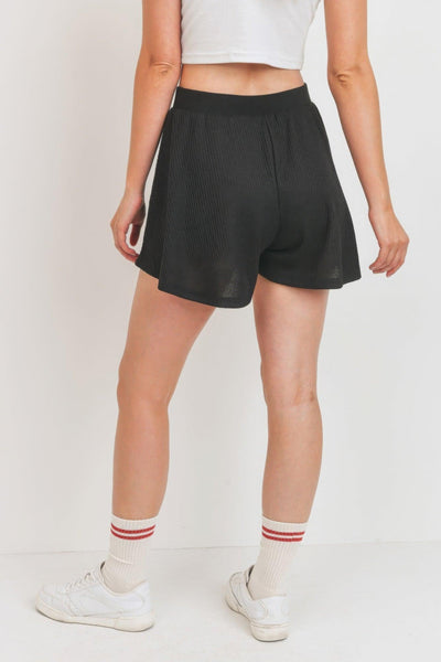 Flounce Shorts Micro Waffle - AMIClubwear