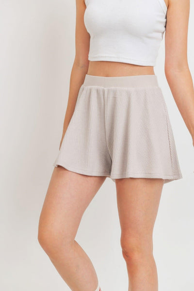 Flounce Shorts Micro Waffle - AMIClubwear