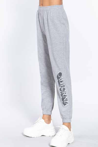 Graphic Long Jogger Pants - AMIClubwear