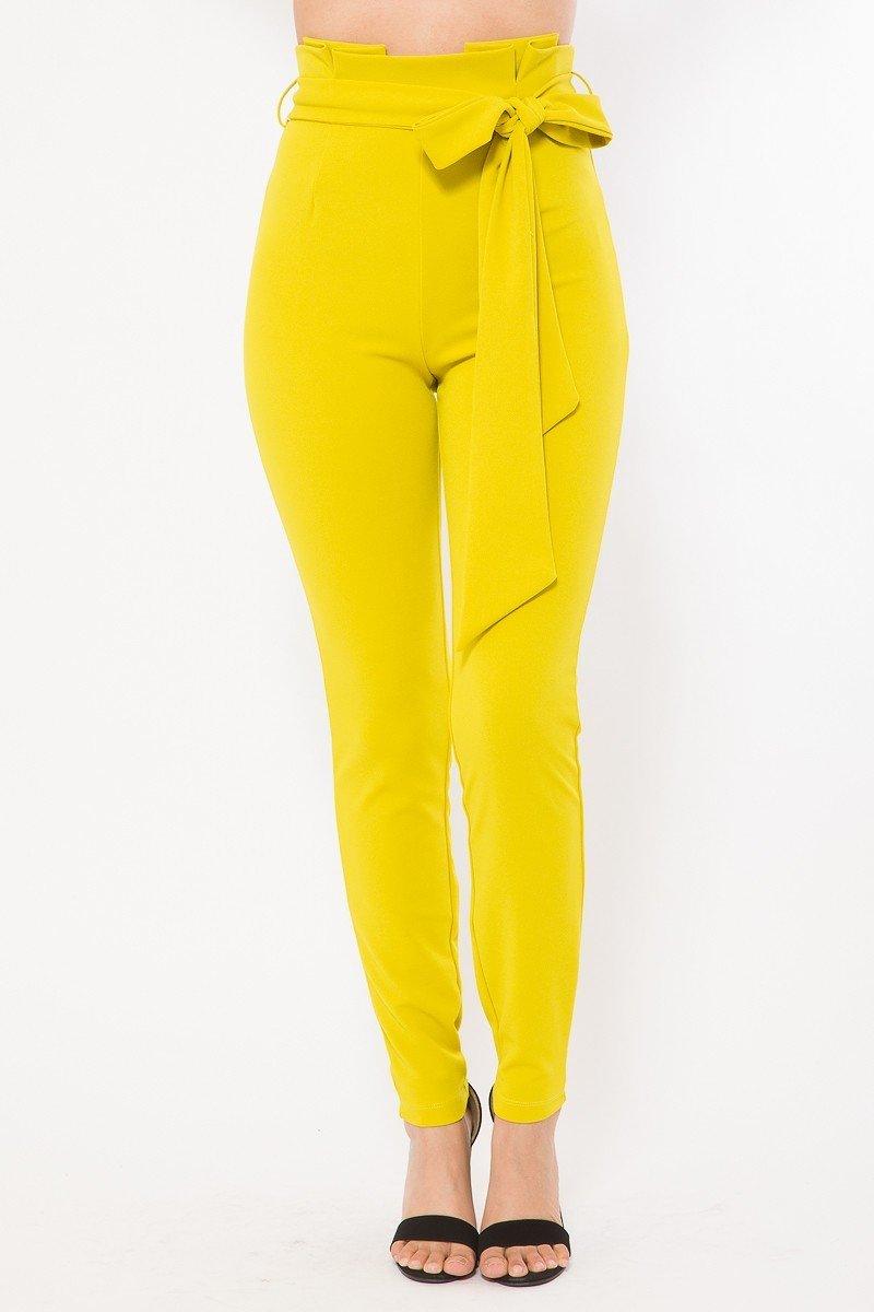 High Waist Fashion Skinny Pants - AMIClubwear