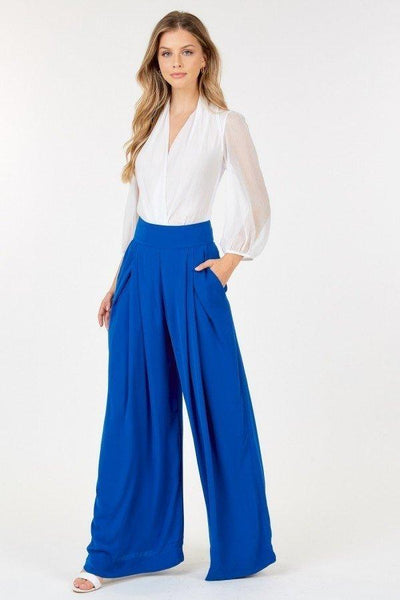 High Waist Palazzo Pants - AMIClubwear