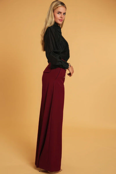 High Waisted Dressy Pants - AMIClubwear