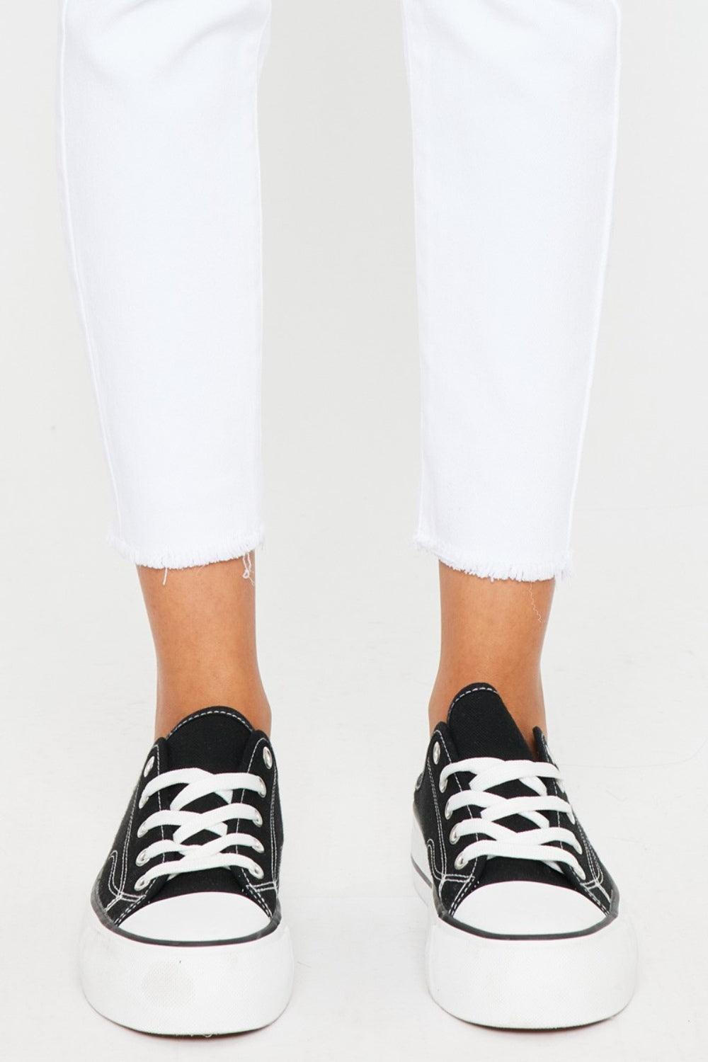 Kancan Mid Rise Ankle Skinny Jeans - AMIClubwear