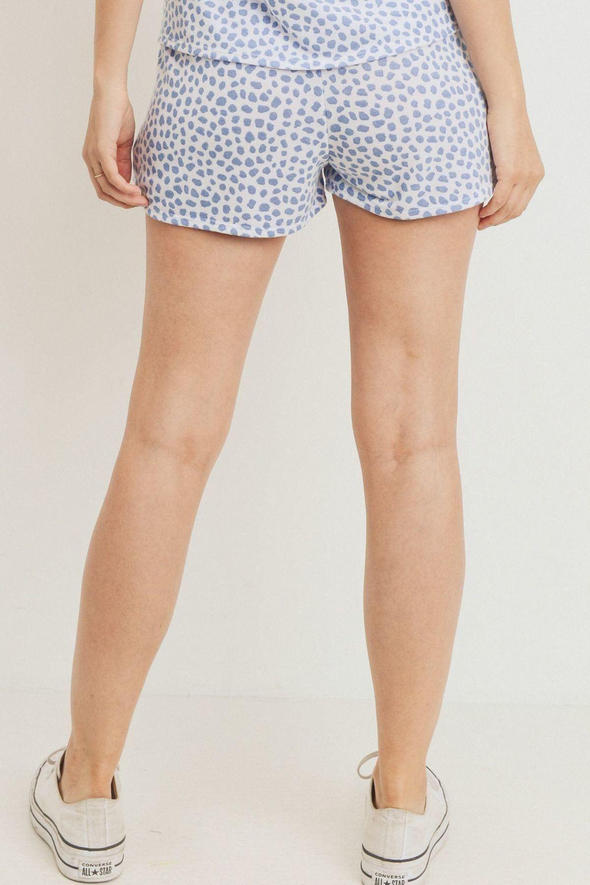 Leopard Printed Terry Short Pants - AMIClubwear