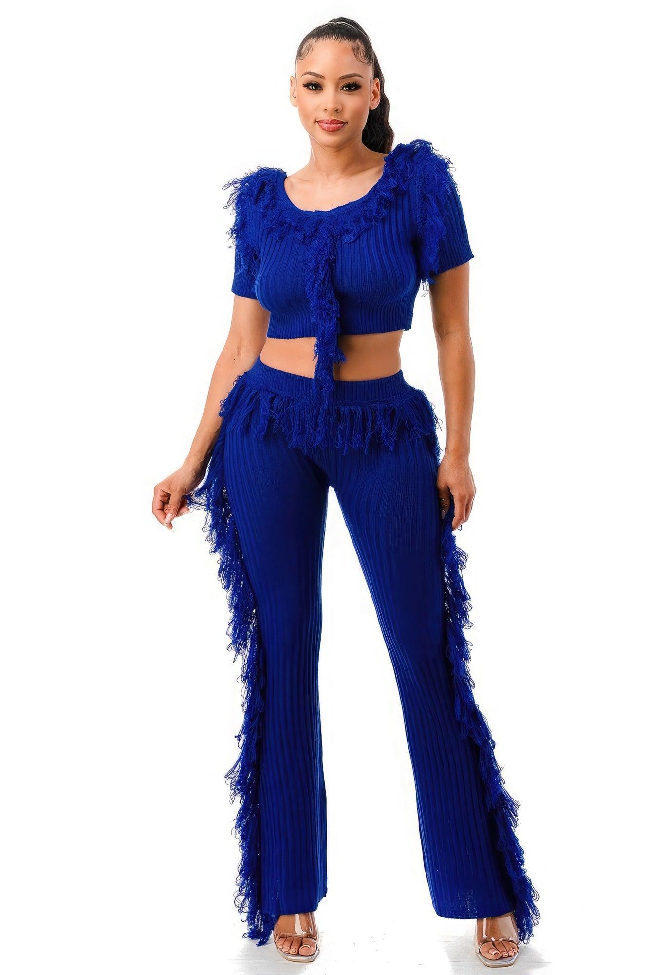 Lets Dance Fringe Set - AMIClubwear