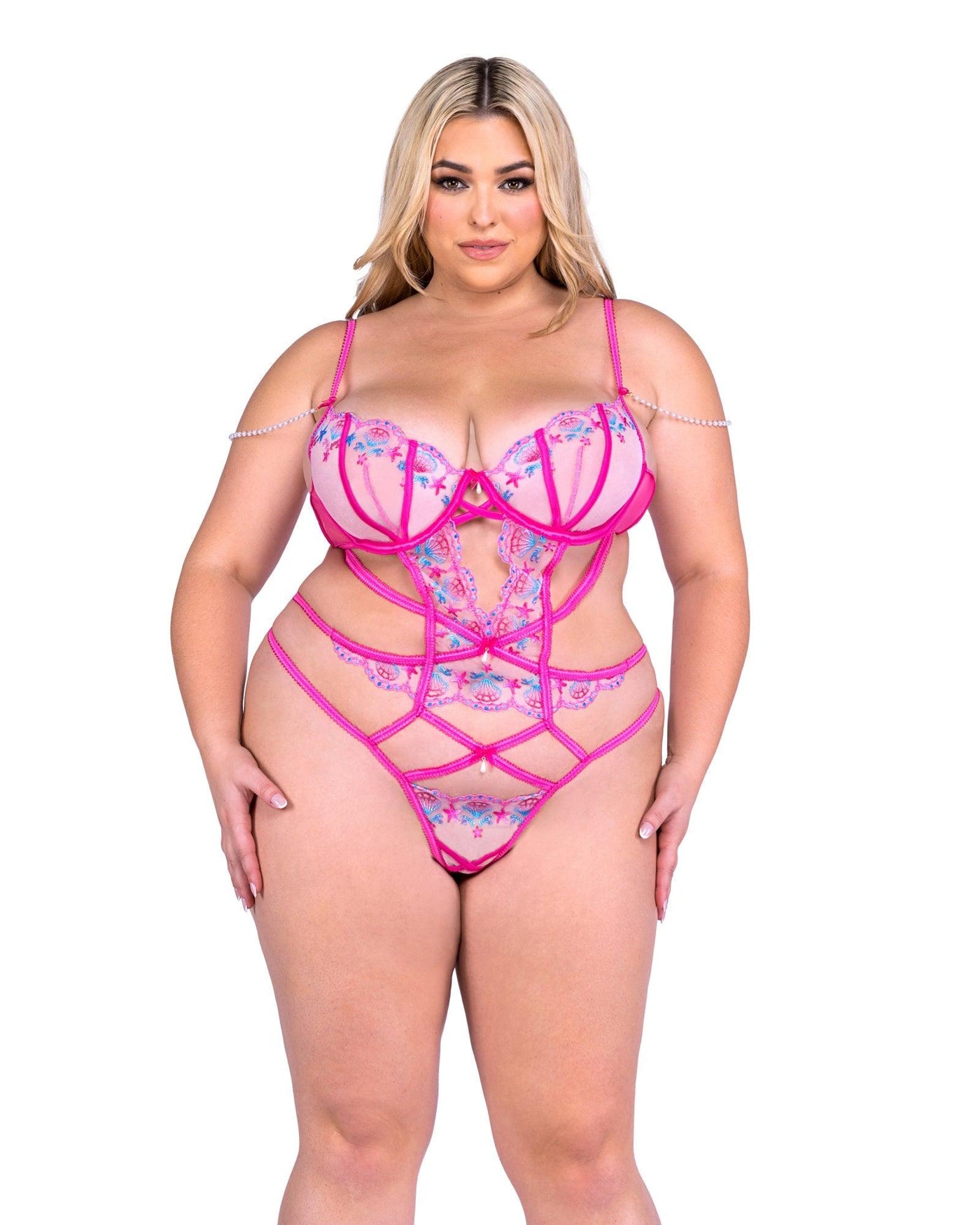 LI693 - Sultry Siren Teddy - AMIClubwear