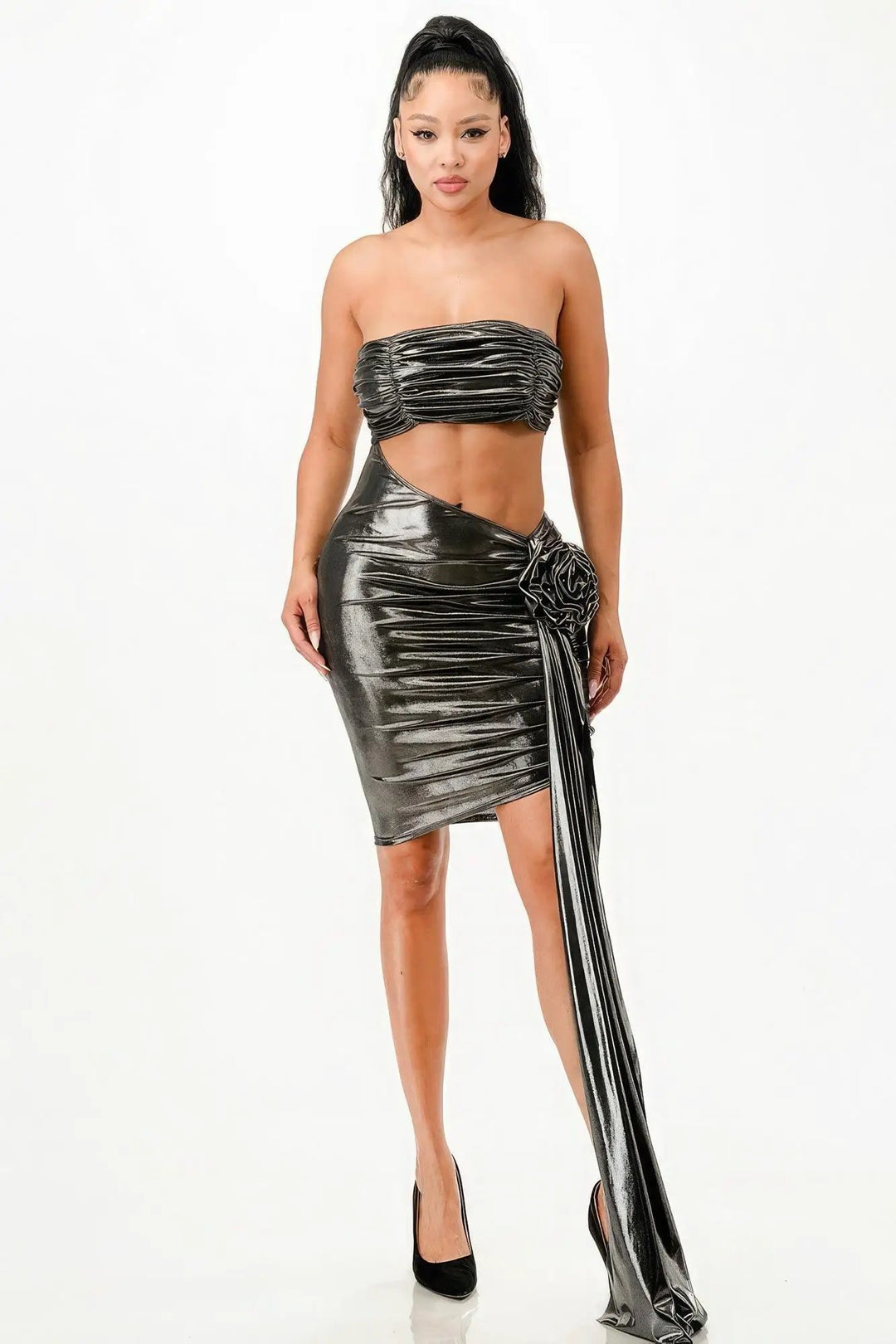 Metallic Sexy Dress M Metallic Sexy Dress M