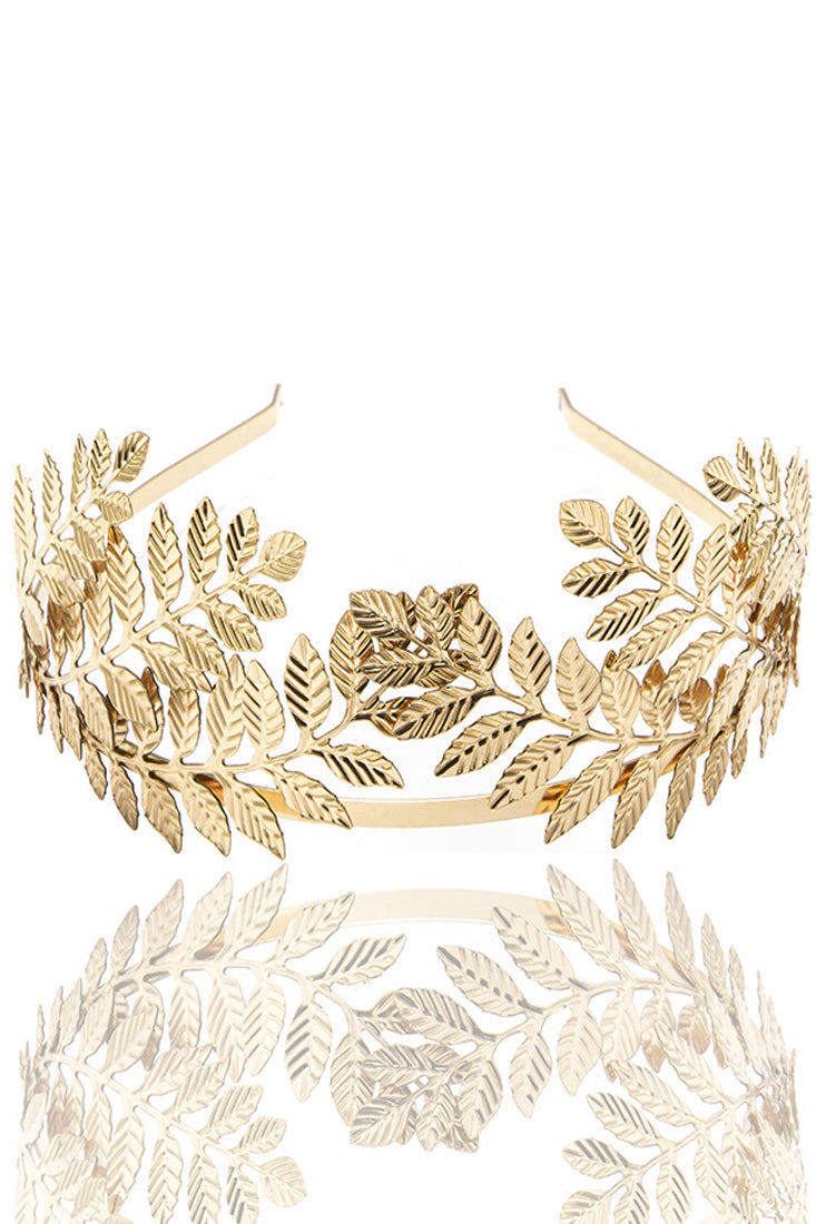 Gold Leaf 3 Layer Goddess Crown