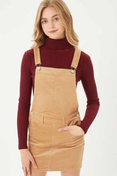 Overall Dress W/ Adjustable Straps, Belt Loops, And Two Front And Back Pockets - AMIClubwear