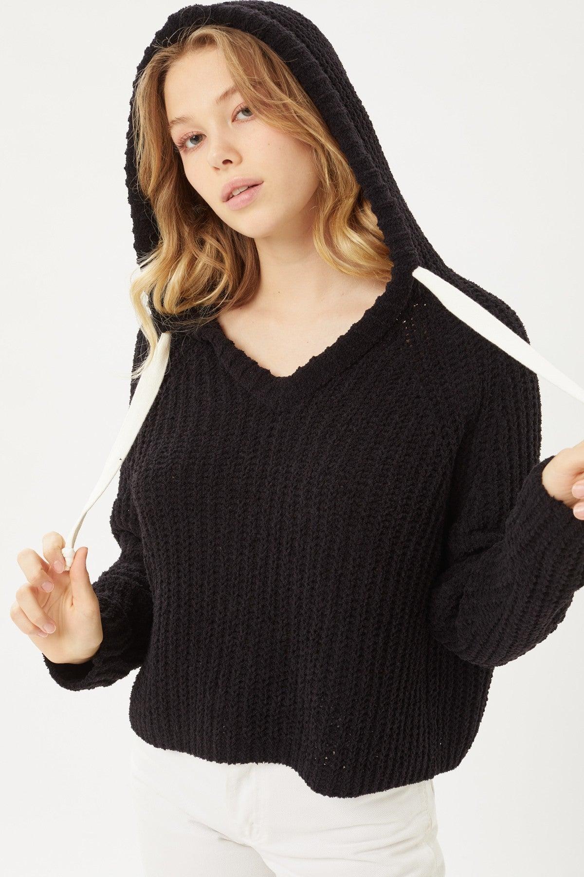 Pullover Hoodie Sweater Top - AMIClubwear