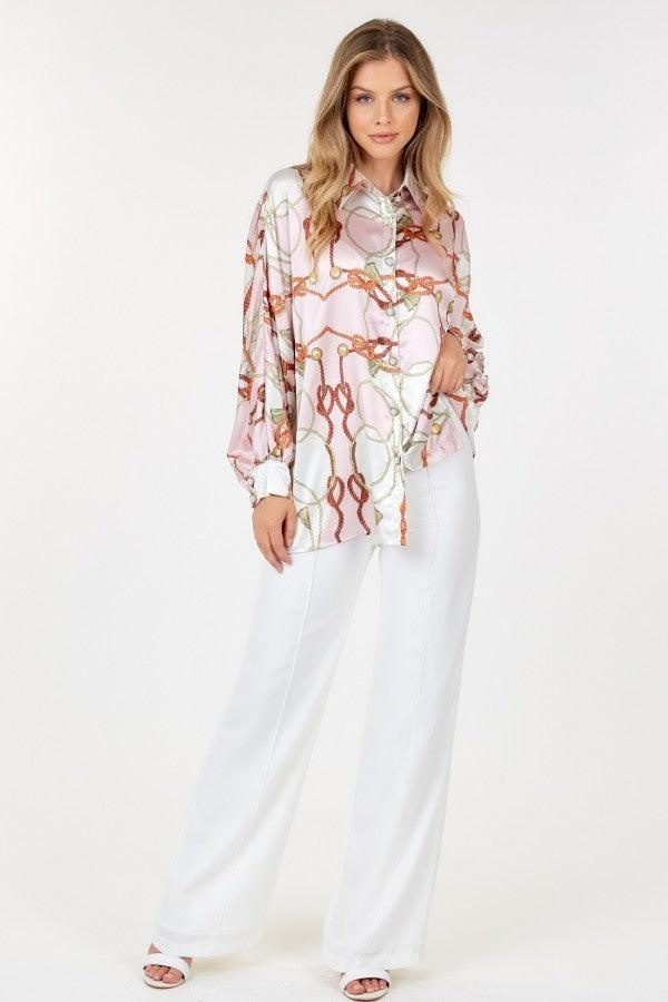 Seamed Wide Leg Palazzo Pants - AMIClubwear