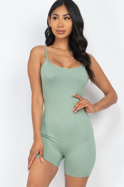 Sexy Backless Cami Romper - AMIClubwear