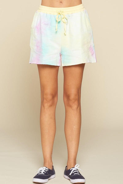 Tie-dye Printed Jersey Shorts - AMIClubwear