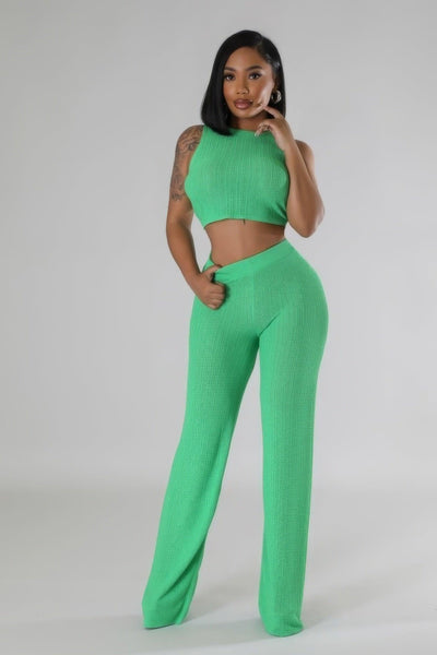 Two Pieces Pant Set - AMIClubwear