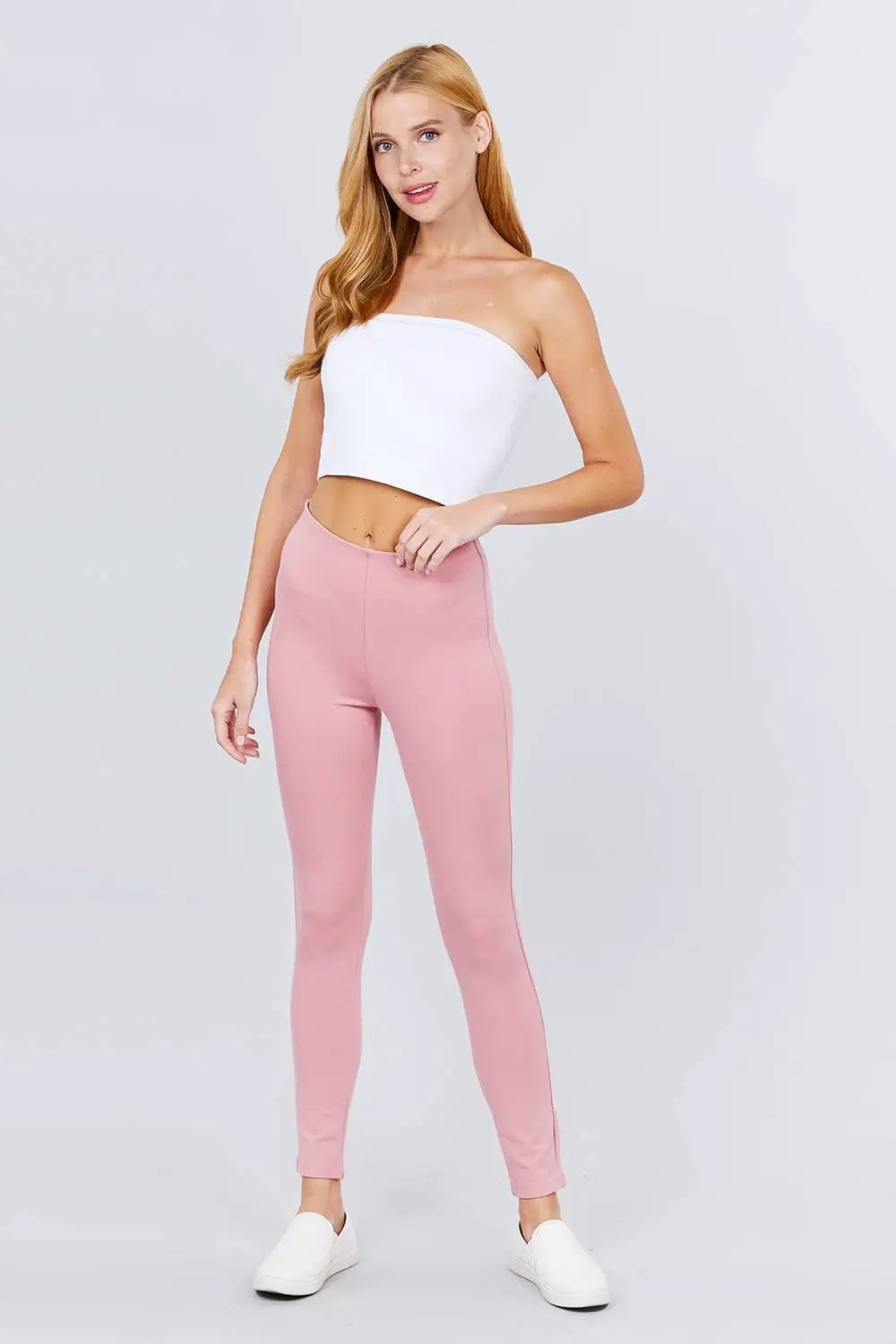 Waist Elastic Band Ponte Pants