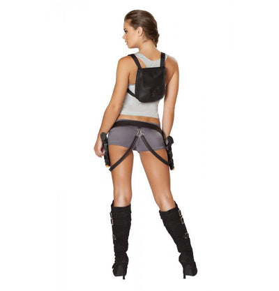 Roma Halloween Treasure Huntress Tomb Raider Costume Back