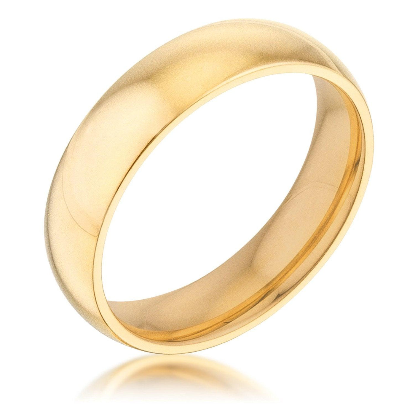 5 mm IPG Gold Stainless Steel Band - AMIClubwear