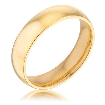 5 mm IPG Gold Stainless Steel Band - AMIClubwear