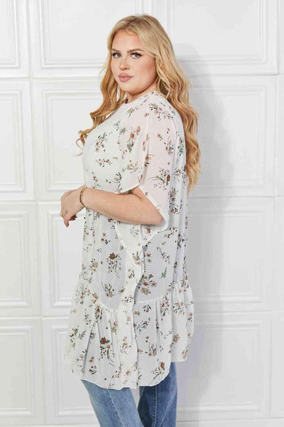 Justin Taylor Meadow of Daisies Floral Kimono - AMIClubwear