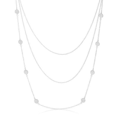 Adopt a piece of glamour with this elegant necklace. Set with glistening round and pear cut cubic zirconia this instant classic is a must-have for - AMIClubwear