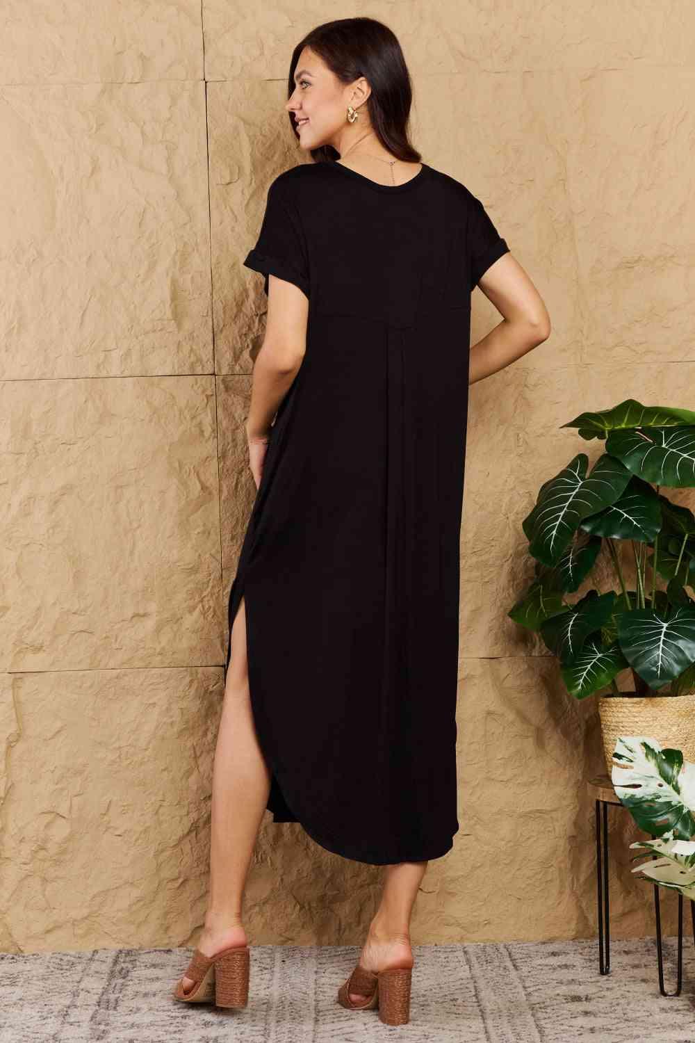 Heimish Love On Me Full Size Solid Maxi Dress - AMIClubwear