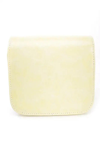 Baby Yellow Mustache Pendant Faux Leather Mini Handbag - AMIClubwear