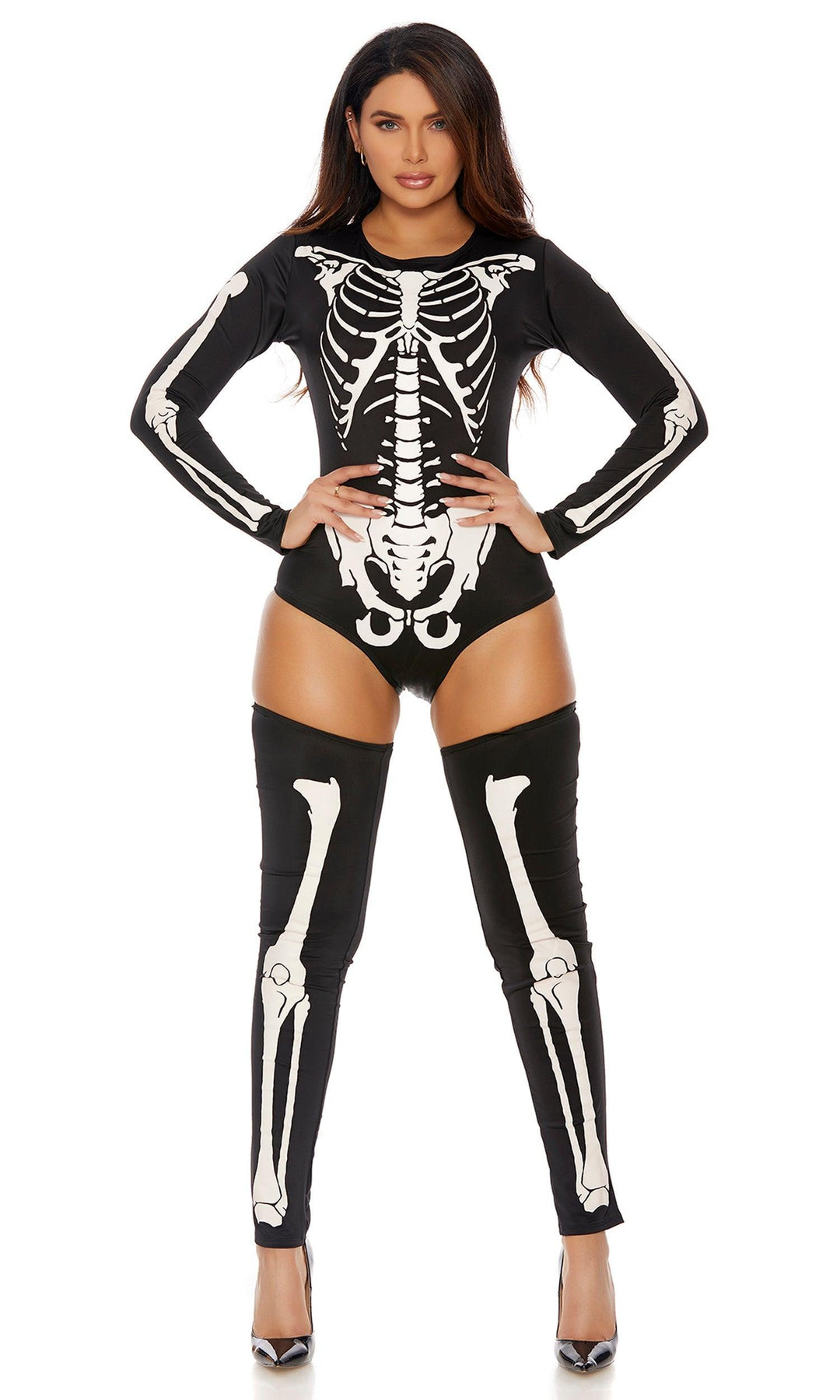 Bad To The Bone Sexy Skeleton Costume – AMIClubwear